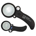 Illuminated/UV Handheld Magnifier w/ Triple Lenses